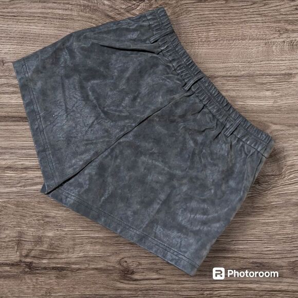 Free People Green Suede Shorts - Picture 3 of 7